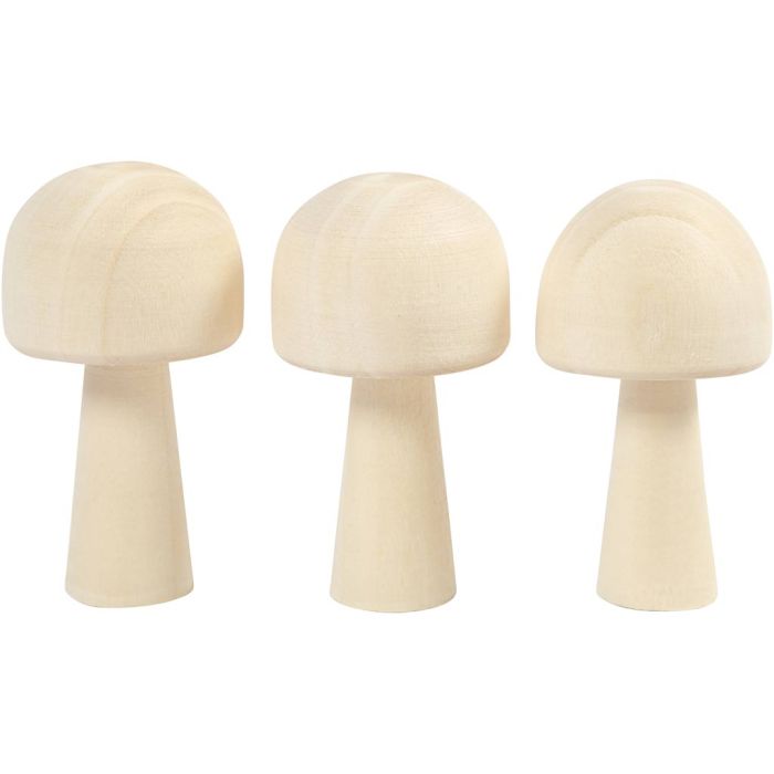 Svamp, H: 5,2 cm, Dia. 2,9 cm, 3 st./ 1 förp.