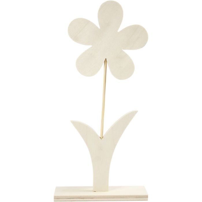 Blomma, H: 26 cm, B: 13 cm, tjocklek 1 cm, 1 st.