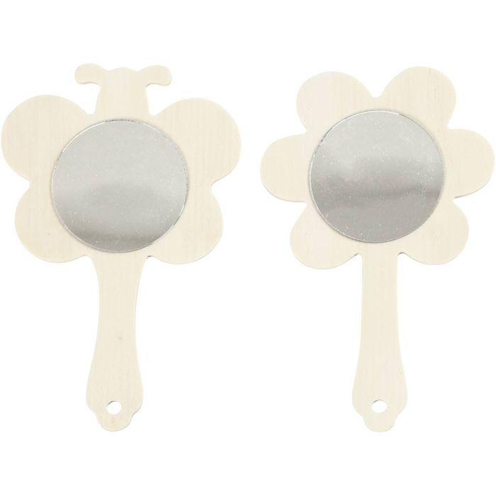 Handspegel, H: 13,9 cm, B: 9 cm, 2 st./ 1 förp.