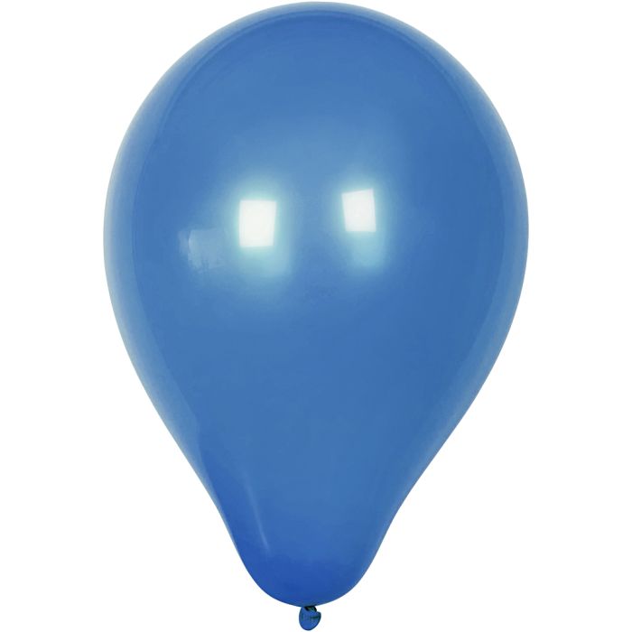 Ballonger, Dia. 23 cm, runda, mörkblå, 10 st./ 1 förp.
