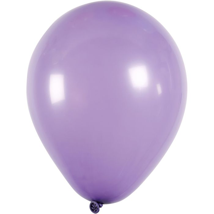 Ballonger, Dia. 23 cm, runda, lila, 10 st./ 1 förp.