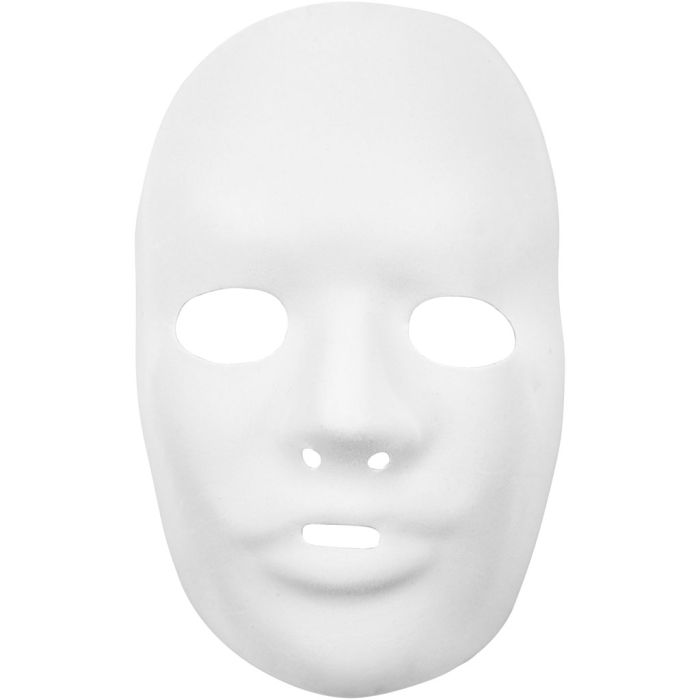 Helmasker, H: 24 cm, B: 15,5 cm, 1 st.