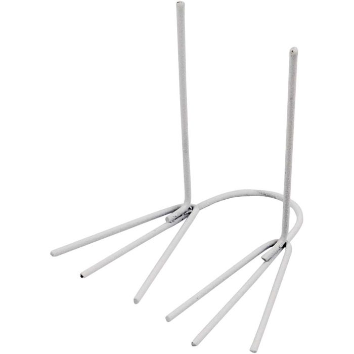 Fågel-/Kycklingfötter, H: 4,5 cm, B: 2,5 cm, vit, 20 par/ 1 förp.