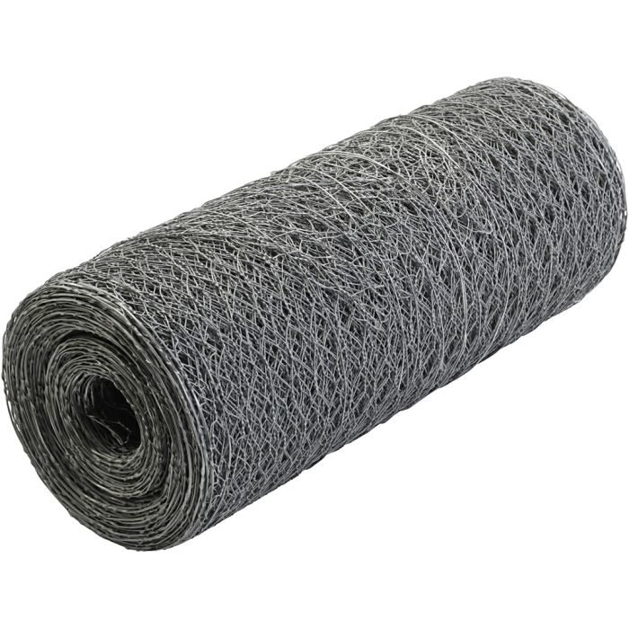 Kycklingnät, B: 30 cm, Hålstl. 1,6 cm, tjocklek 0,7 mm, 30 m/ 1 rl.