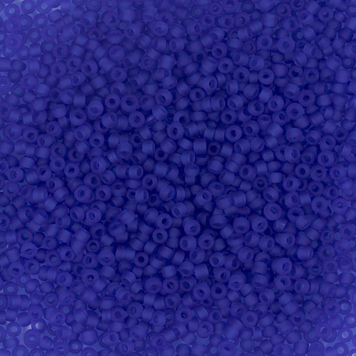 Rocaillepärlor, nr. 15/0, Dia. 1.7 mm, Hålstl. 0,5-0,8 mm, blå, 25 g/ 1 förp.