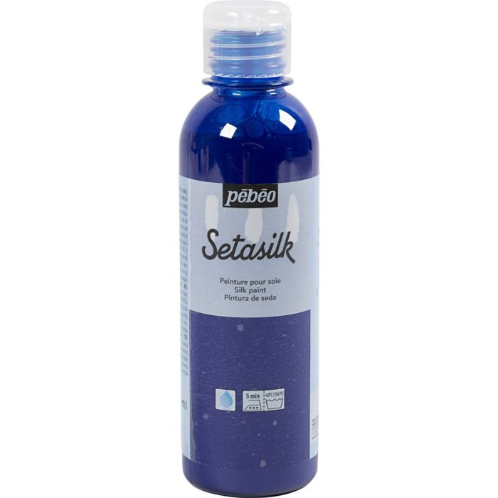 Textil Silk, kungsblå, 250 ml/ 1 flaska