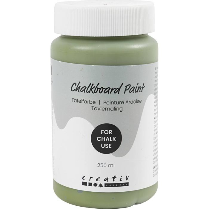 Tavelfärg, grön, 250 ml/ 1 flaska