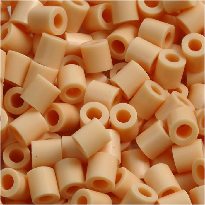 Rörpärlor, stl. 5x5 mm, Hålstl. 2,5 mm, medium, ivory (32228), 6000 st./ 1 förp.