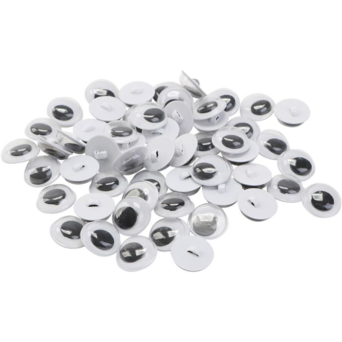 Rullögon, för påsömnad, stl. 10 mm, 50 par, 100 st./ 1 påse