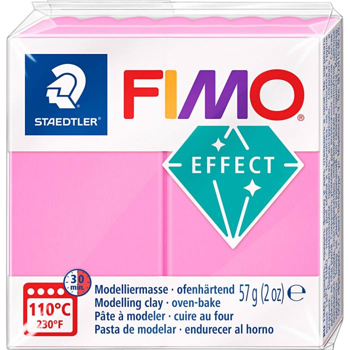 FIMO® Effect , neonrosa, 57 g/ 1 förp.
