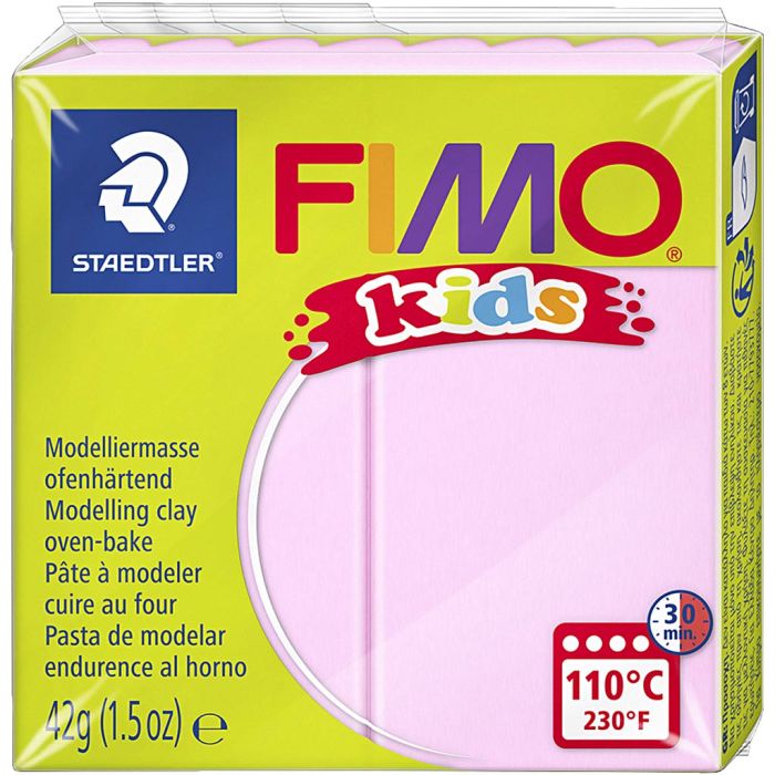 FIMO® Kids Clay, rosa, 42 g/ 1 förp.