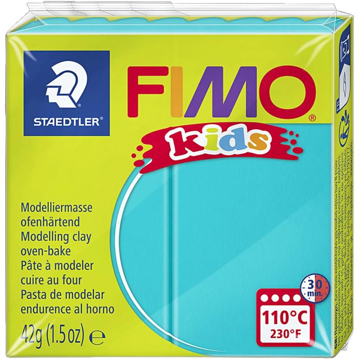 FIMO® Kids Clay, turkos, 42 g/ 1 förp.