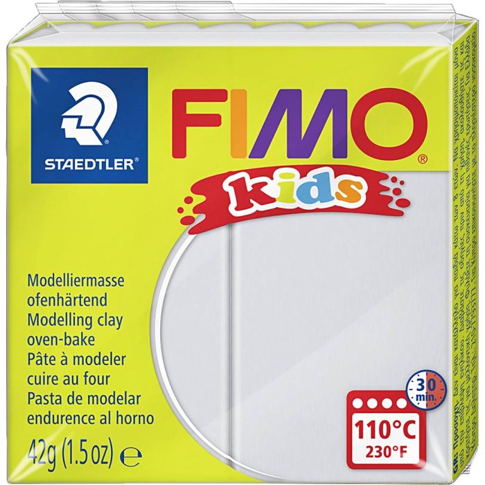 FIMO® Kids Clay, ljusgrå, 42 g/ 1 förp.