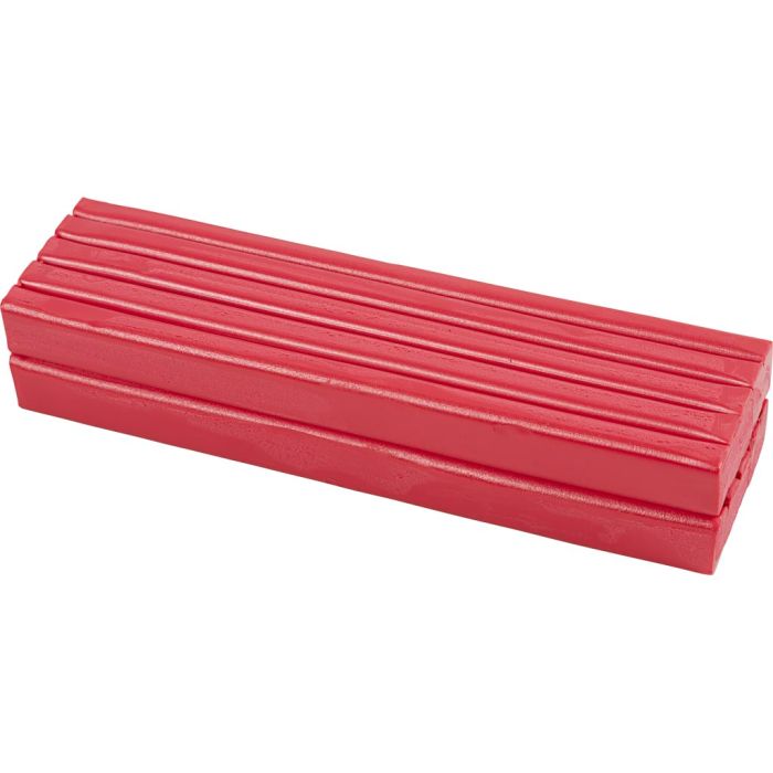 Modellera, stl. 13x6x4 cm, röd, 500 g/ 1 förp.