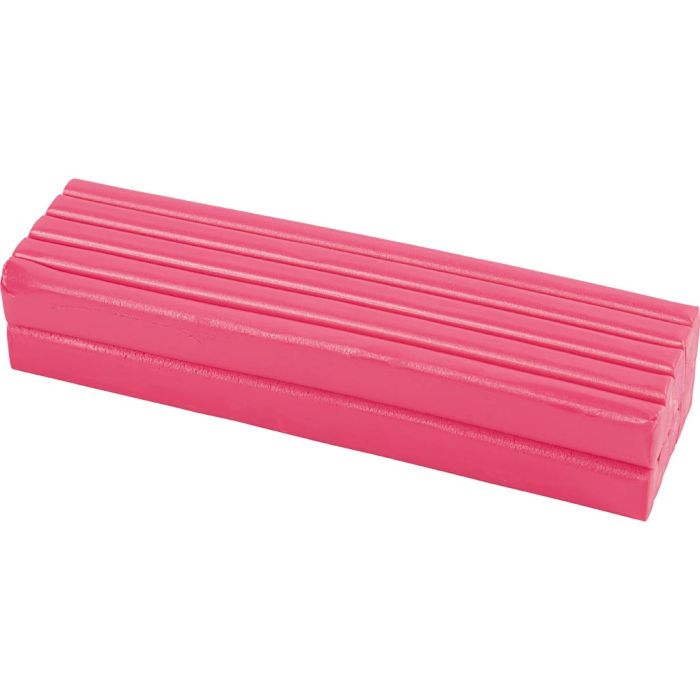 Modellera, stl. 13x6x4 cm, neonrosa, 500 g/ 1 förp.