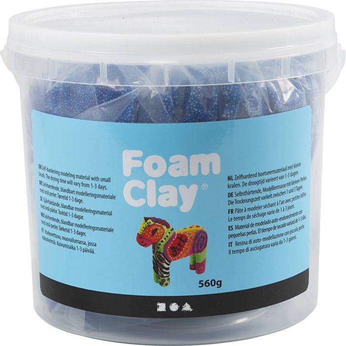 Foam Clay® , blå, 560 g/ 1 hink