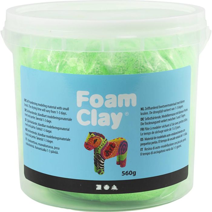Foam Clay® , grön, 560 g/ 1 hink