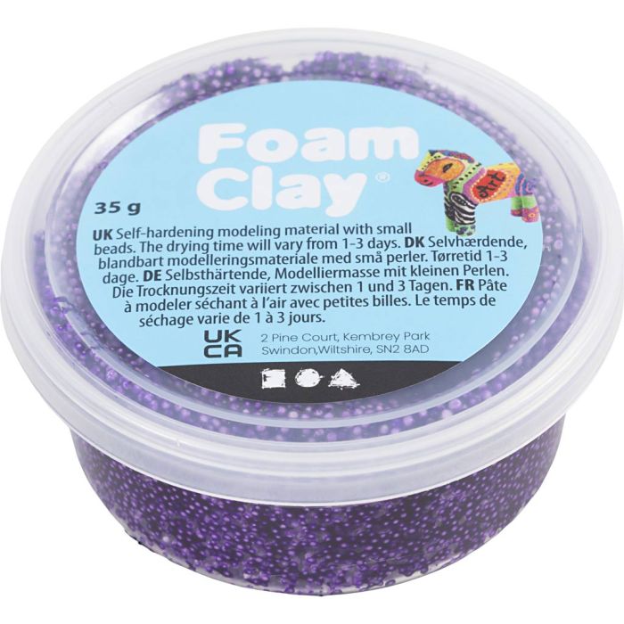 Foam Clay® , lila, 35 g/ 1 burk