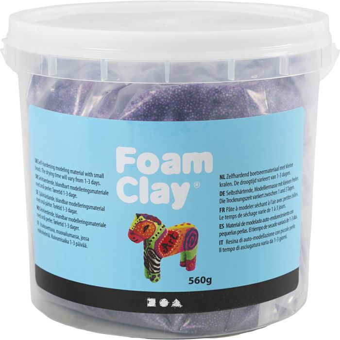 Foam Clay® , lila, 560 g/ 1 hink