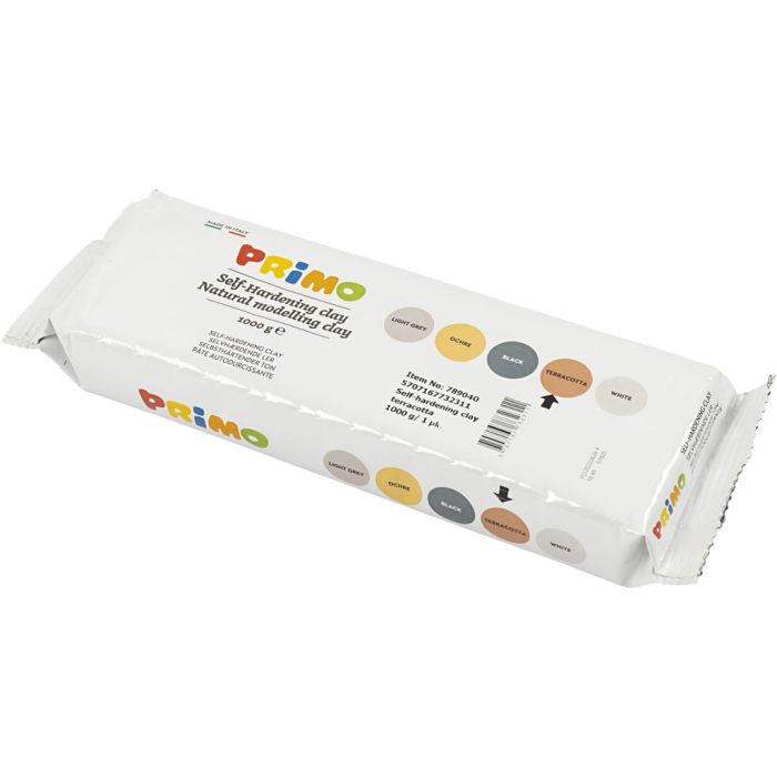 Självhärdande Lera, terrakotta, 1000 g/ 1 förp.