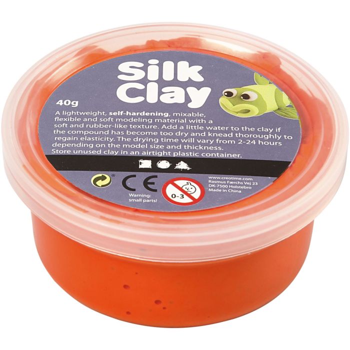 Silk Clay®, orange, 40 g/ 1 burk