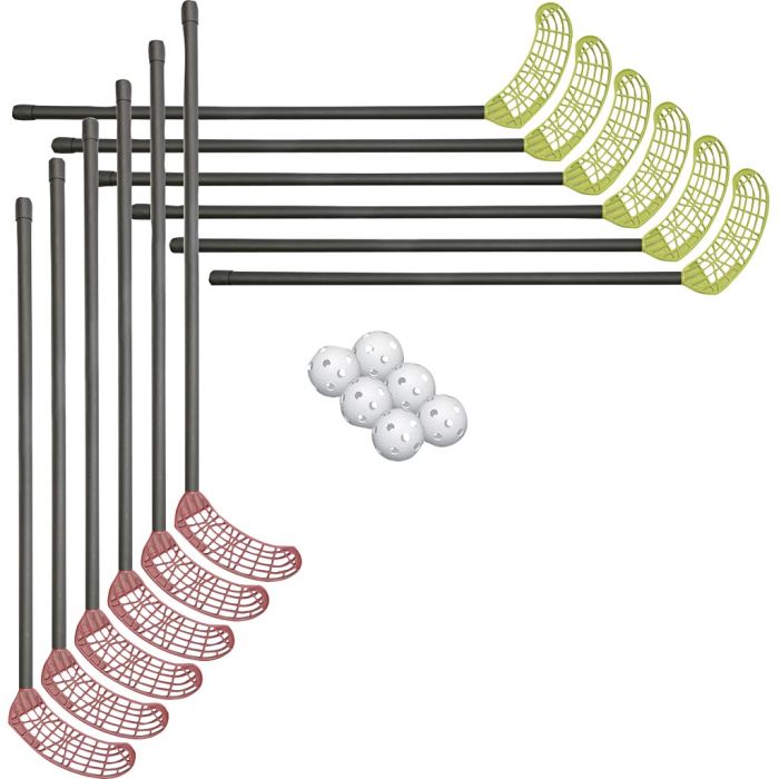Hockey- och innebandyset, L: 100 cm, 18 st./ 1 set