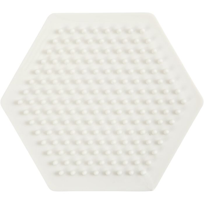 NABBI BioBeads Pärlplatta, sexkantig, stl. 8,5x8,5 cm, medium, 1 st.