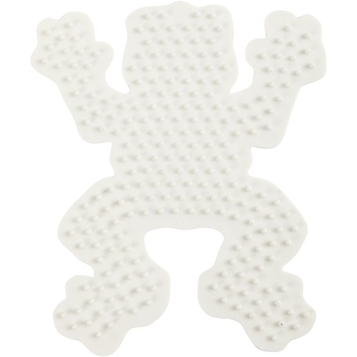 NABBI BioBeads Pärlplatta, groda, stl. 10x12 cm, medium, 1 st.
