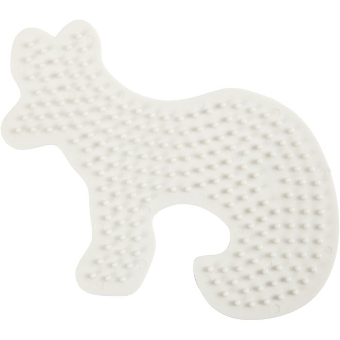 NABBI BioBeads Pärlplatta, räv, stl. 9,5x13,4 cm, medium, 1 st.