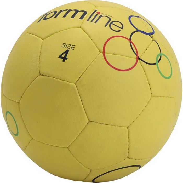 Street fotboll, nr. 4, gul, 10 st./ 1 förp.