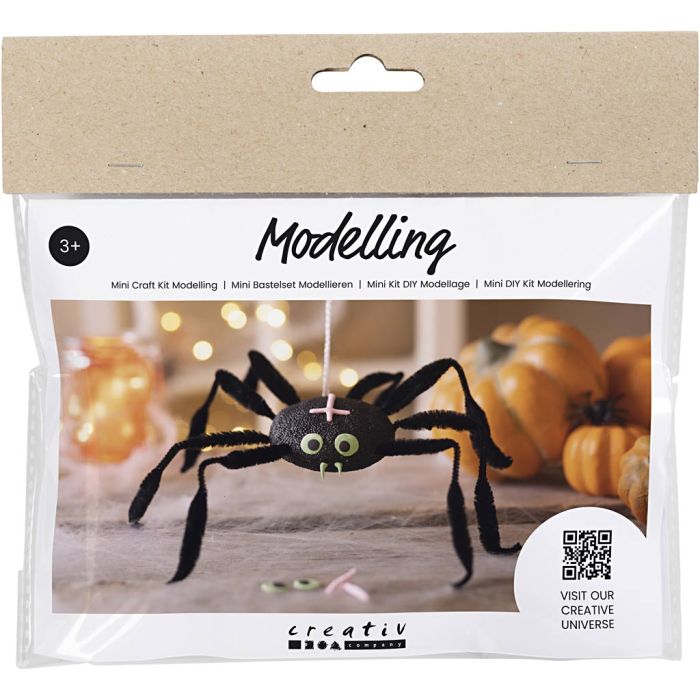 Mini DIY Kit Modellera, Spindel, 1 förp.