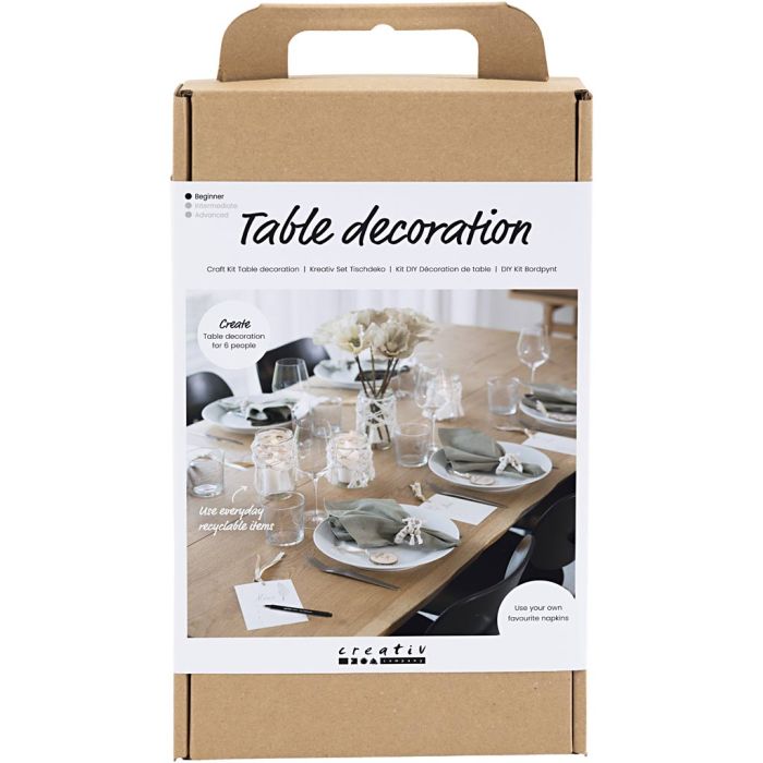 DIY Kit Bordsdekoration, natur, 1 förp.