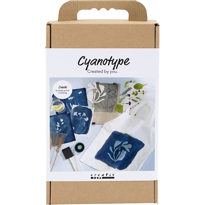 DIY Kit Cyanotypi, Textil, blå, 1 förp.