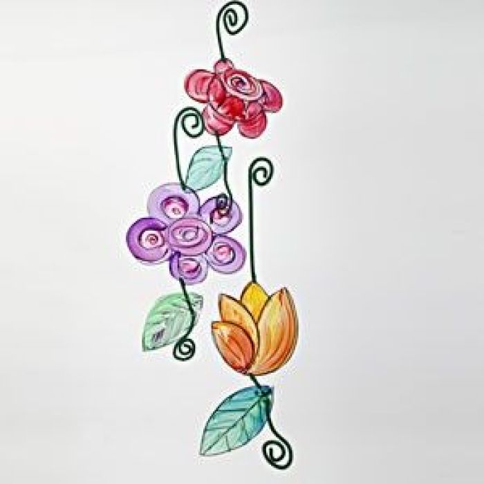 Transparenta blommor
