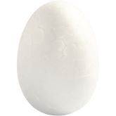 Ägg, H: 4,8 cm, vit, 10 st./ 1 förp.