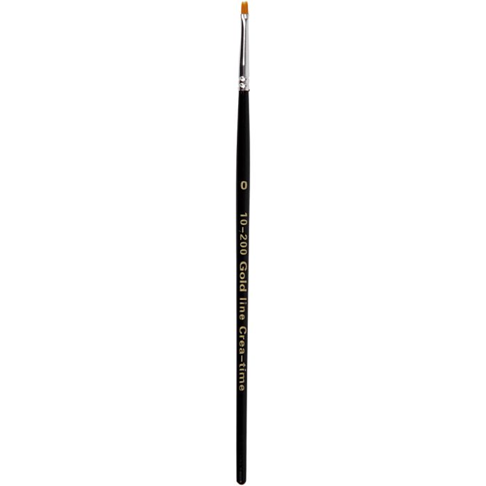Gold Line-penslar, platta, 0, L: 18,5 cm, B: 1 mm, 12 st./ 1 förp.