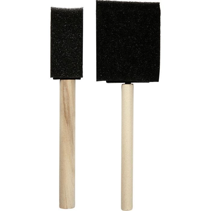 Skumpenslar, L: 15,5-16 cm, B: 25+50 mm, 2 st./ 1 förp.