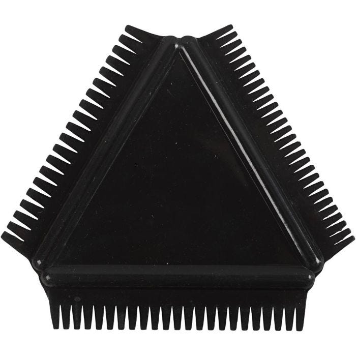 Gummispatel, stl. 9 cm, svart, 1 st.