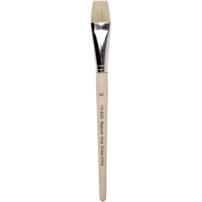 Natur Line Penslar, nr. 20, L: 20,5 cm, B: 20 mm, platta, 12 st./ 1 förp.