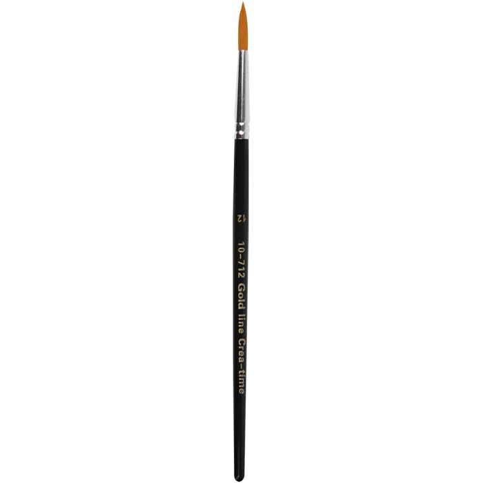 Gold Line-penslar, 12, L: 18,5 cm, B: 5 mm, runda, 6 st./ 1 förp.