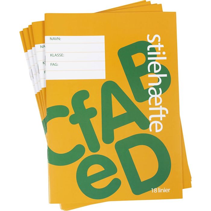 Linjerat häfte, stl. 14,8x21 cm, Antal sidor 64, 70 g, 25 st./ 1 förp.