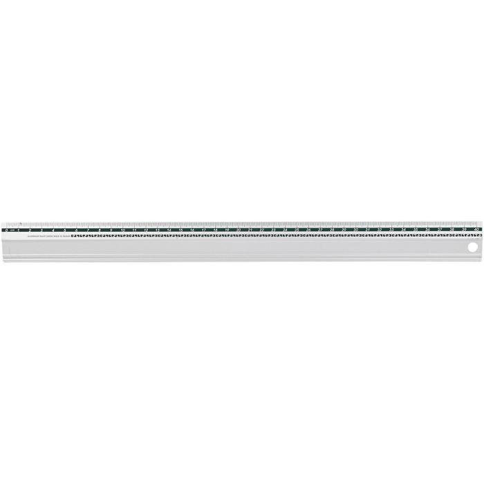 Skärlinjal, metall, L: 40 cm, 1 st.