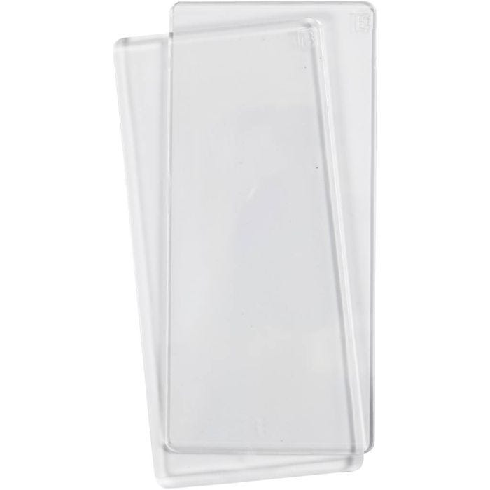Mellanplatta till stans- och prägelmaskin, stl. 7,5x15,5 cm, 2 st./ 1 förp.