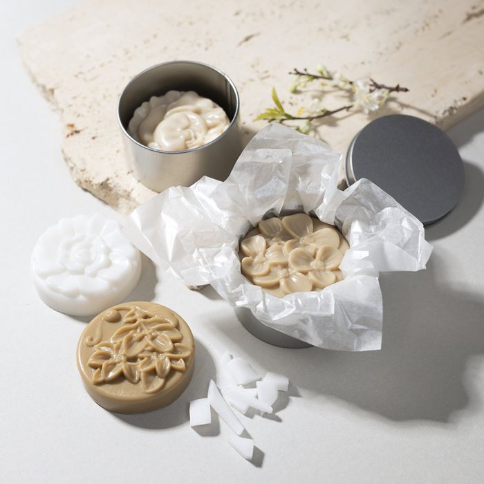 Sheasmörtvål i metallburk