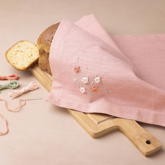 Broderad servett