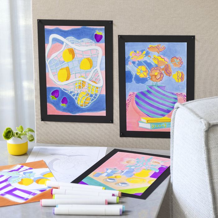 Måla-efter-nummer-illustrationer