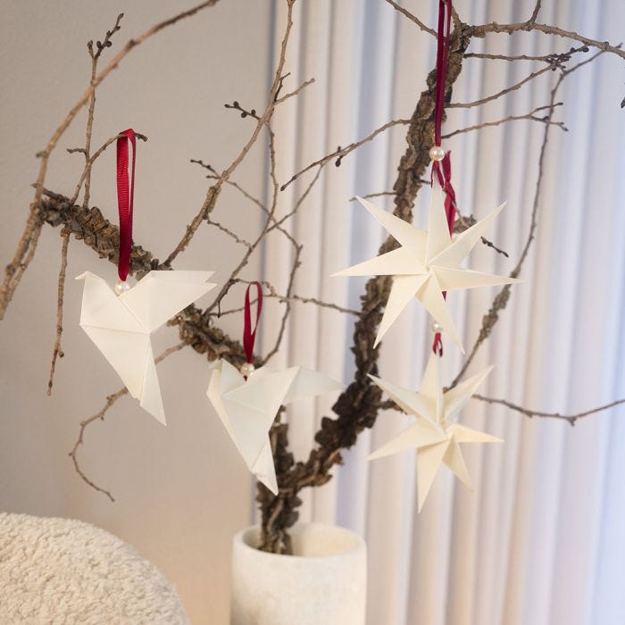 Julpynt med origami
