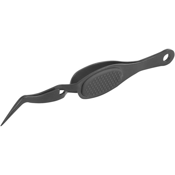 Pincett med fjäder, L: 12,5 cm, 1 st.