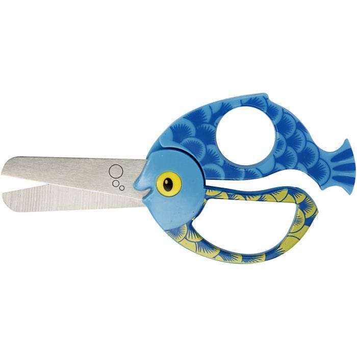 Barnsax med Djurmotiv, fisk, L: 13 cm, 1 st.