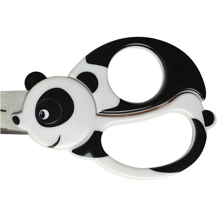 Barnsax med Djurmotiv, Panda, L: 13 cm, 1 st.